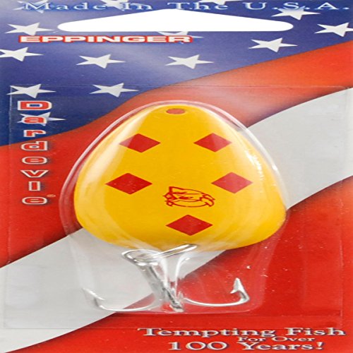 Original Dardevle Spoons (Yellow/Red Diamonds, 3/4 Ounce)