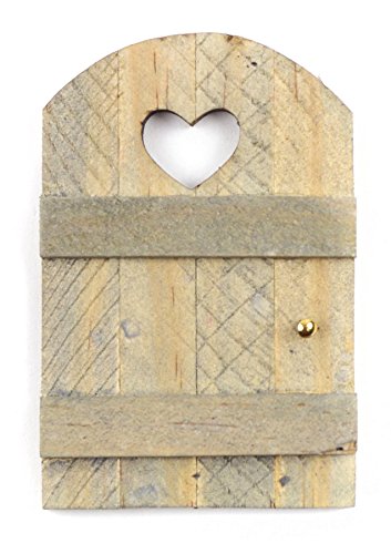 Midwest Design Touch of Nature 55261 Micro Miniature Garden Wooden Door, 2.5" x 1 5/8"