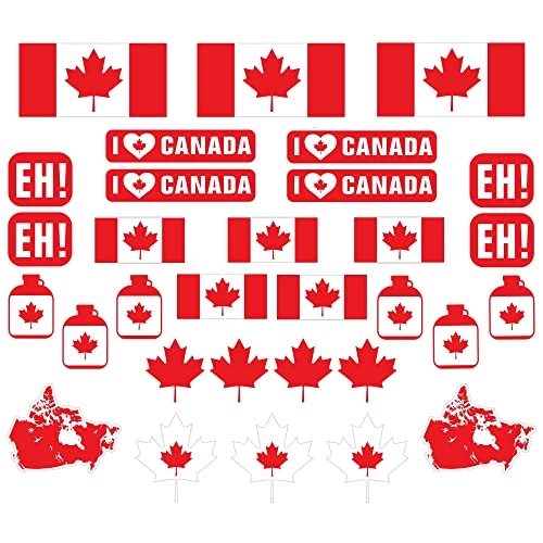Amscan Canadian Pride Big Pack Cutouts | 30 Pcs