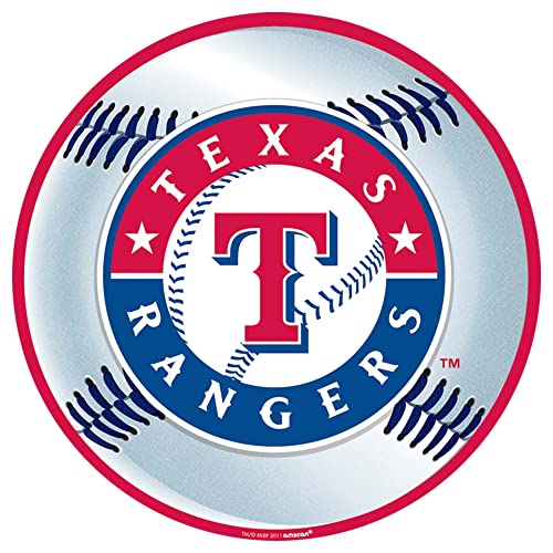 amscan 199377 Texas Rangers Major League Baseball Collection Cutout Party Decoration 12 1 Ct, Multi Color