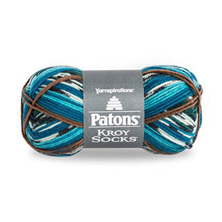 Spinrite Yarns (CA) Patons Kroy Socks Yarn - (1) Super Fine Gauge - 1.75 oz - Route Jacquard - For Crochet, Knitting & Crafting