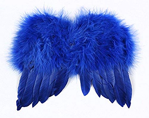 Midwest Design Touch of Nature Mini Feather Wings 7x6 Navy 1pc