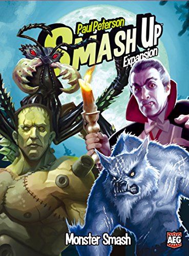 AEG Smash Up Monster Smash Expansion - Board Game, Card Game, Vampires, Werewolves and more, 2 to 4 Players, 30 to 45 Minute Play Time, for Ages 10 and Up, Alderac Entertainment Group (AEG)