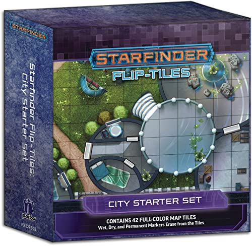 Paizo Starfinder Flip-Tiles: City Starter Set