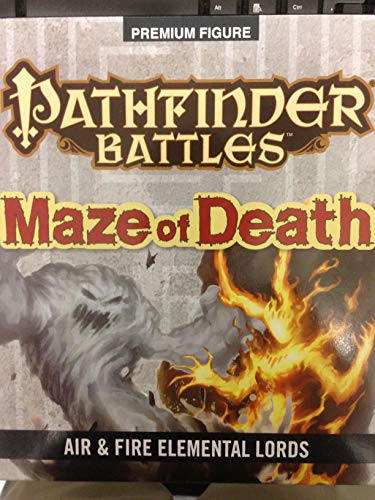 ACD WizKids Pathfinder Battles: Maze of Death-Fire and Air Elemental Lords, Figure