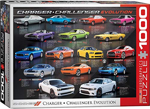 Eurographics Dodge Charger Challenger Evolution 1000-Piece Puzzle, 6000-0949