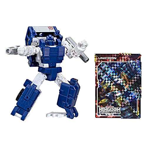 Hasbro Transformers Toys Generations War for Cybertron: Kingdom Deluxe WFC-K32 Autobot Pipes Action Figure - Kids Ages 8 and Up, 5.5-inch