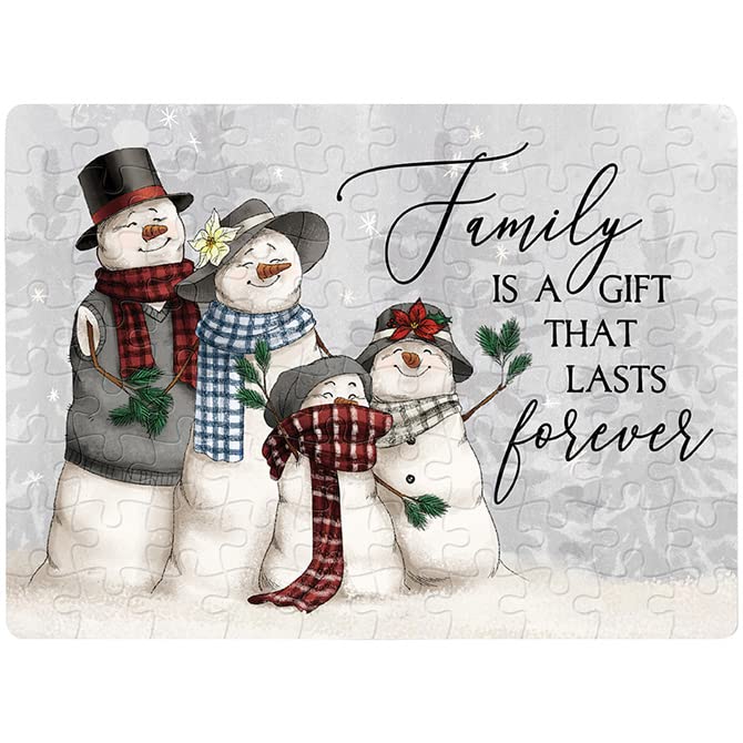 Carson Home Accents Family is A Gift Gift Boxed Puzzle, 8-inch Length