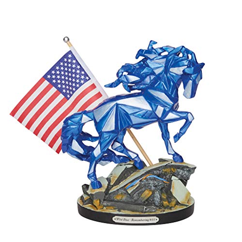 Enesco Trail of Painted Ponies Wild Blue Remembering 9/11 Figurine