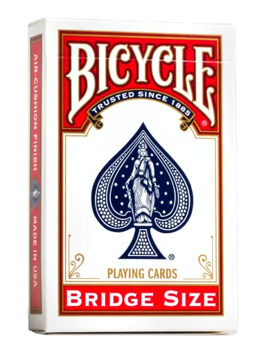 US Playing Card Bicycle Bridge Size Playing Cards (Colors May Vary)
