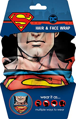 Spoontiques 19871 Hair or Face Wrap, 18-inch Height, Polyester (Superman)