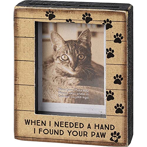 Primitives Block Frame - I Needed A Hand I Found Your Paw