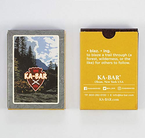 Ka-Bar Knives Playing Cards, Skull