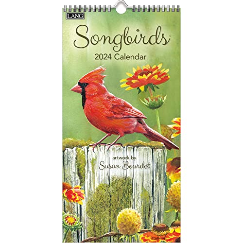 LANG Songbirds 2024 Vertical Wall Calendar (24991079122)