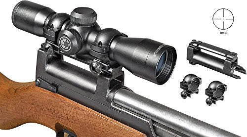 BARSKA 4x32 Compact Contour Riflescope, Black