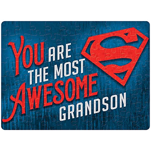 Carson Home 24677 Grandson Gift Boxed Puzzle, 8-inch Length, Iridescent Hardboard