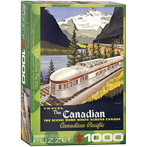 EuroGraphics CP Rail The Canadian 1000 Piece Puzzle (6000-0322)
