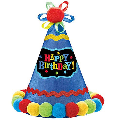 Amscan Bright Birthday Cone Hat