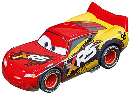 Carrera 64153 Disney Pixar Cars Lightning McQueen Mud Racers GO!!! Slot Car Racing Vehicle 1:43 Scale