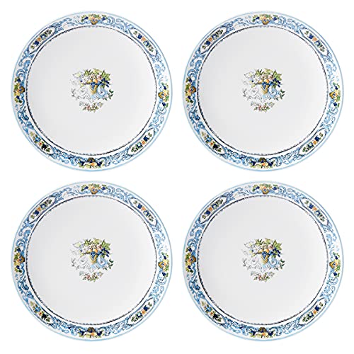 Lenox Autumn Studio 4-Piece Dinner Plate Set, 5.96, White