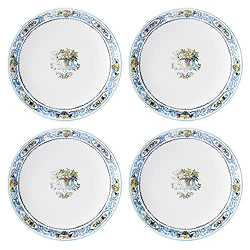 Lenox Autumn Studio 4-Piece Dinner Plate Set, 5.96, White