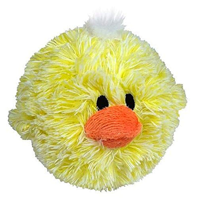 Pet Lou 4 Inch EZ Squeaky Chick, Beige, Small