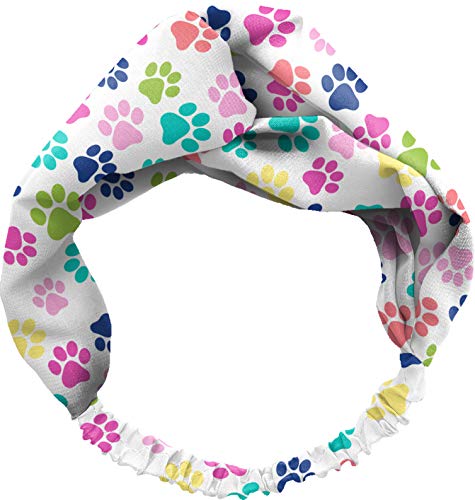 Spoontiques 20312 Headband, Polyester (Pawprints)