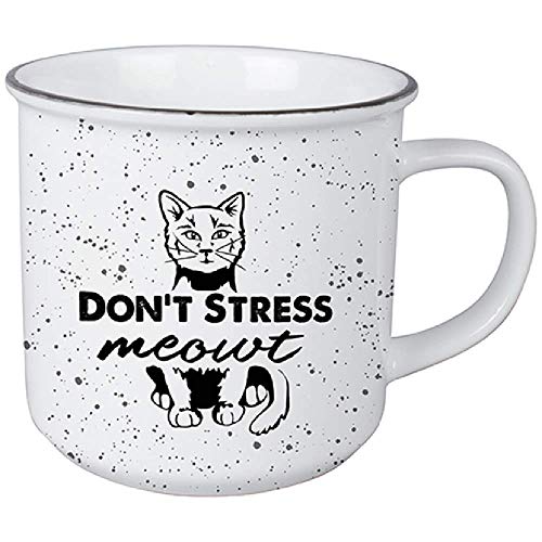Carson 23583 Cat Vintage Mug, 13-ounce