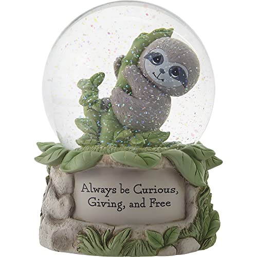 Precious Moments Precious Earth Sloth Musical Snow Globe
