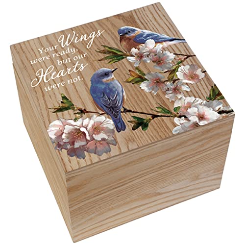 Carson Home 24983 Wings Were Ready Memory Box, 8-inch Width