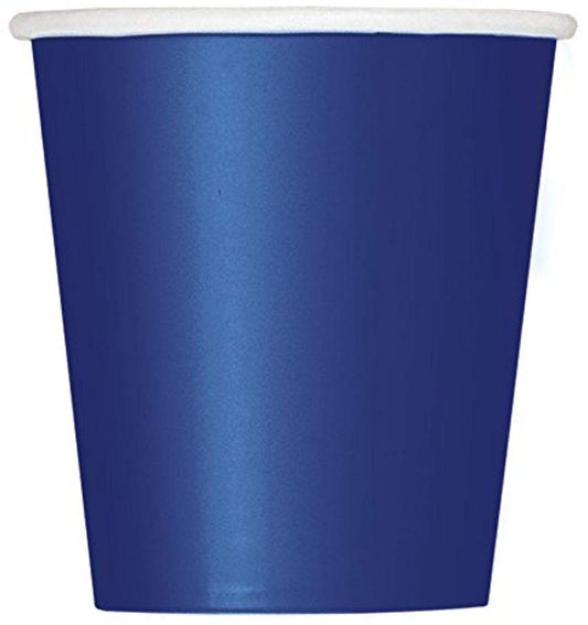9oz Navy Blue Paper Cups, 14ct