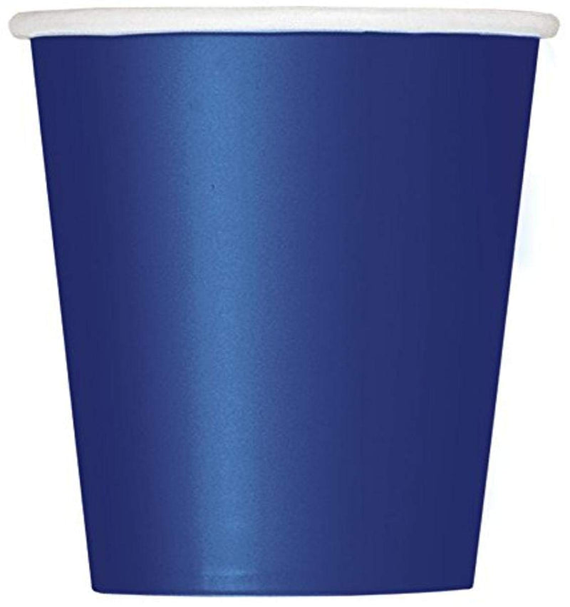 9oz Navy Blue Paper Cups, 14ct