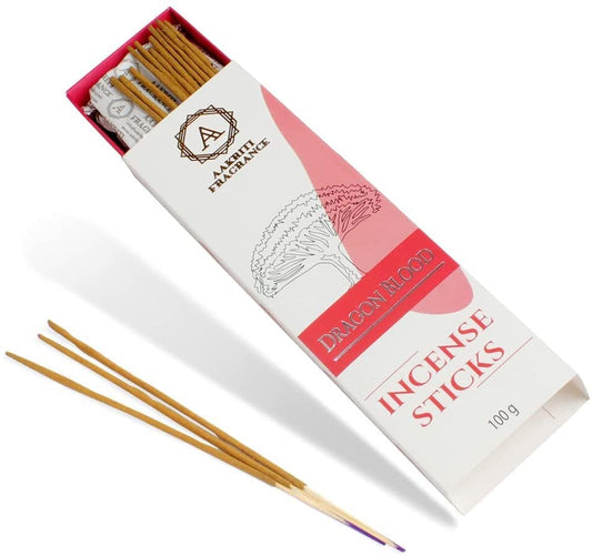 Aakriti Gallery 100 Gram Pack Natural Premium Aroma Organic Hand Rolled Masala Incense Sticks (Dragon Blood)