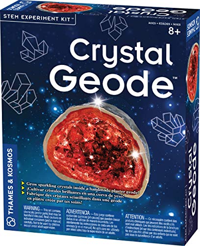 Thames & Kosmos Store Crystal Geode STEM Experiment Kit | Grow a Beautiful, Colorful Crystal Geode! | Explore Crystals, Rocks & Minerals| 3-Language Instruction Manual (English, French, Spanish)