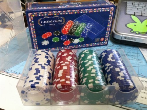 CHH Poker Casino Dice Style Chips Set (100 Piece), 11.5 gm