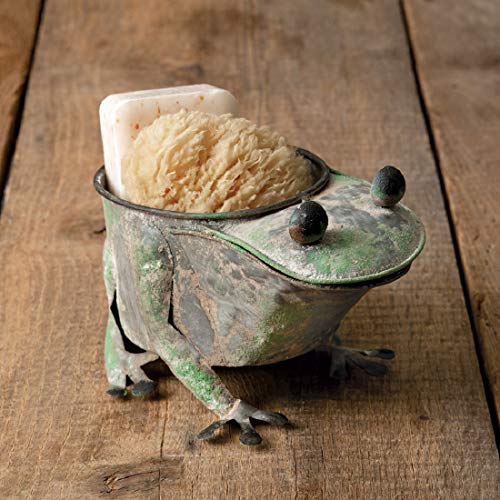 CTW Home Collection 440057 Rusty Frog Planter