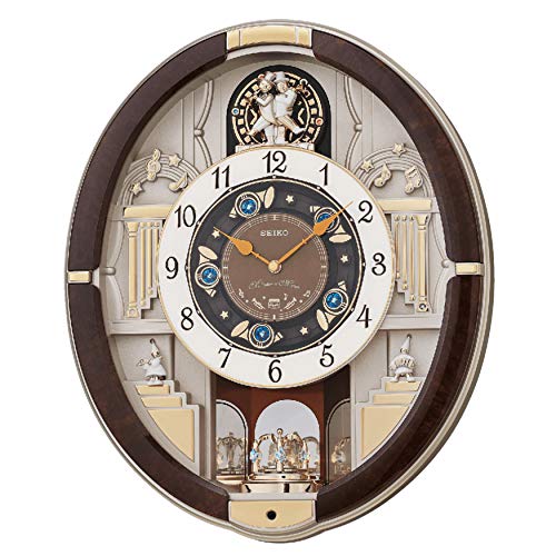 Seiko Golden Trumpets Melodies in Motion Clock, Multi