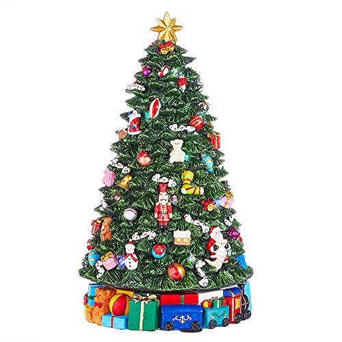 RAZ Imports Nutcracker Traditions 13.75" Animated Musical Tree