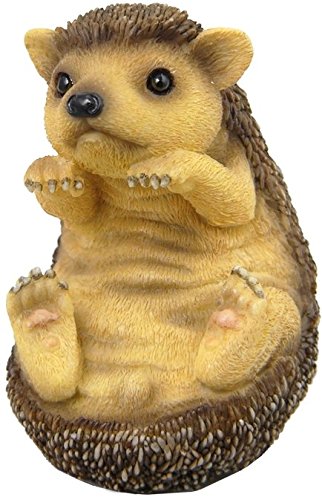 Unicorn Studio US 2.75 Inch Baby Hedge Hog Sitting Decorative Statue Figurine, Brown