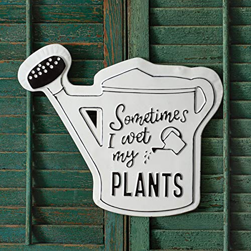 CTW Home Collection 770466 Sometimes I Wet My Plants Sign,18- inch Width