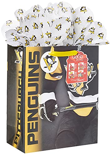 LANG Turner Licensing Pittsburgh Penguins Large Gift Bag GoGo, MULTI