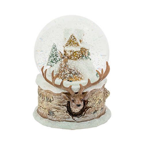 Roman Snow Globe Deer