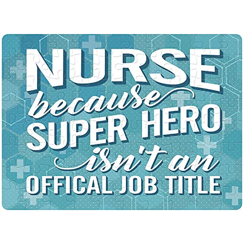 Carson Home 24681 Nurse Gift Boxed Puzzle, 8-inch Length, Iridescent Hardboard