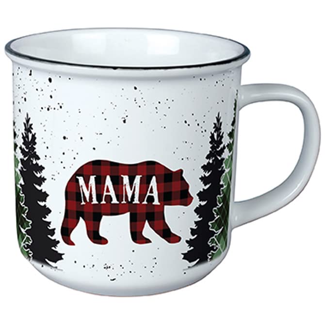 Carson Home Mama Bear Vintage Mug, 3.75-inch Length, 13 oz