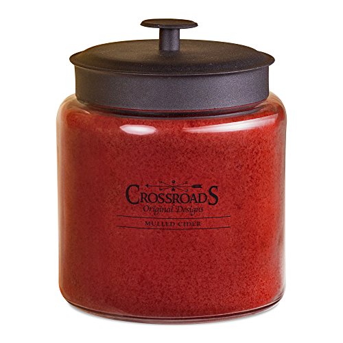 Crossroads Mulled Cider Scented 4-Wick Candle, 96 Ounce