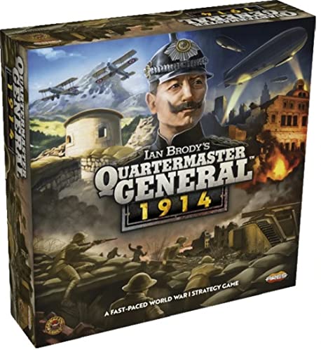 Quartermaster General: 1914 ‚Äö√Ñ√¨ A Boardgame by Griggling Games 2-5 Players ‚Äö√Ñ√¨ 90+ Mins ‚Äö√Ñ√¨ Board Games for Family Game Night ‚Äö√Ñ√¨ for Kids and Adults Ages 13+ - English Version