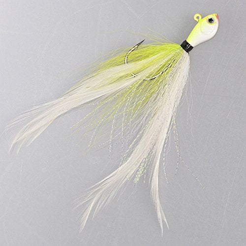 Jenko Fishing JBW034CS Big Wig - 3/4 oz. Magnum Hair Jig Chartreus Shad