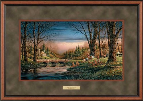 Wild Wings(MN) Spring Fishing Framed Encore Print by Terry Redlin