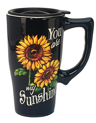 Spoontiques "You are my sunshine" Travel Mug, Black
