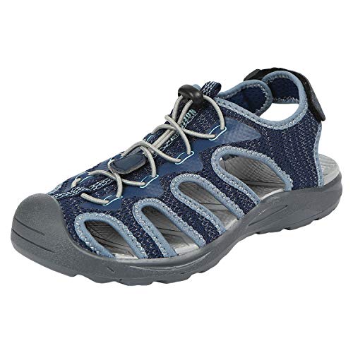 Northside USA Women's Torrance Closed Toe Sport Sandal Fisherman, Navy, 9